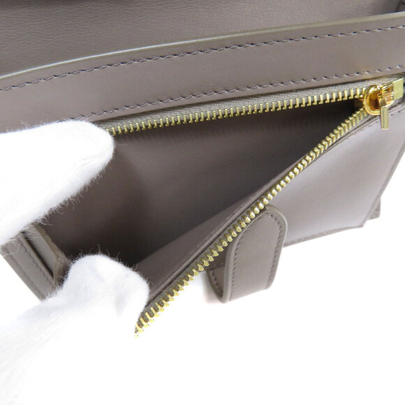 Celine Bifold Leather Logo Wallet